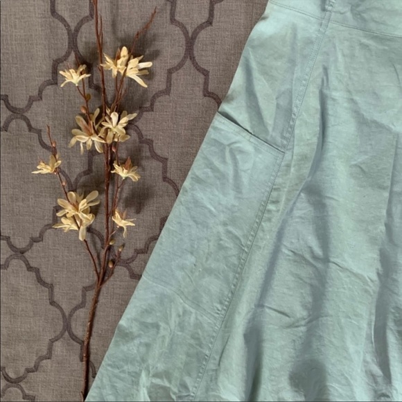 NWT-Theory Chic, Classic Beauty Wardrobe Staple! Sky Blue Button Front Day Dress - Picture 16 of 16